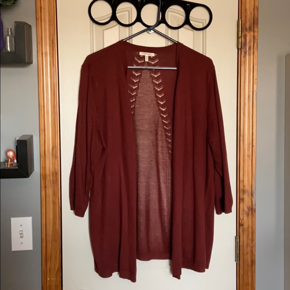 Maurices plus size 3/4 sleeve cardigan